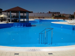 Montaj liner aqua park Hunedoara