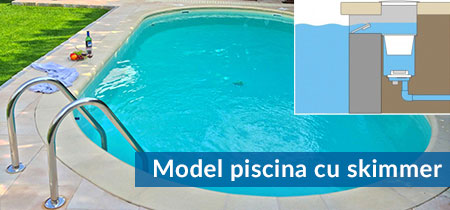 constructie piscina cluj - piscina skimmer